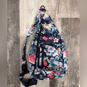 Vera Bradley ReActive Sling Backpack in Garden Picnic
